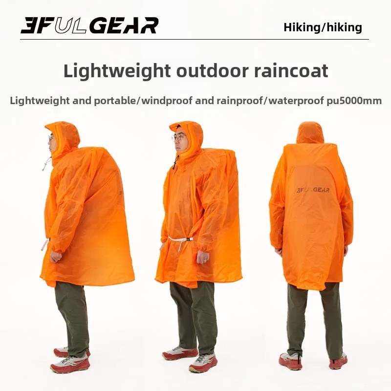Cycling Gear Rain - Ultralight Rain Poncho 3F UL GEAR