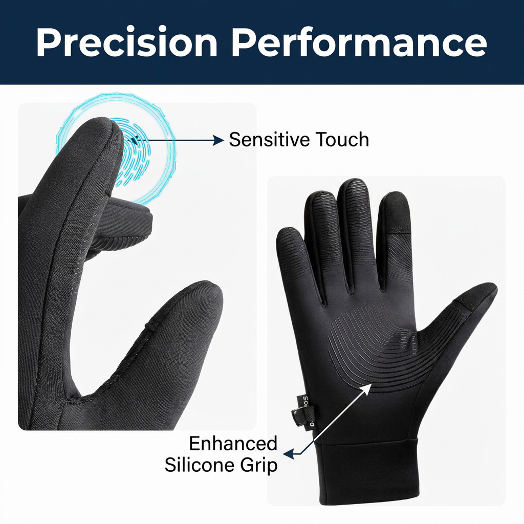Winter Sport Gloves for Men, T - огляд і ціна Cycling Gear Cold Weather