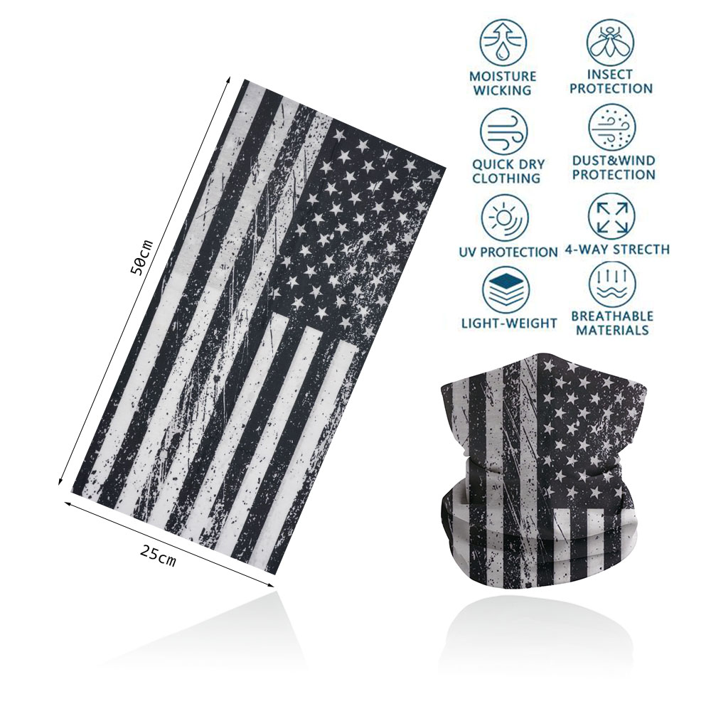 USA Flag Neck Gaiter Face Mask - огляд і ціна Cycling Gear Women