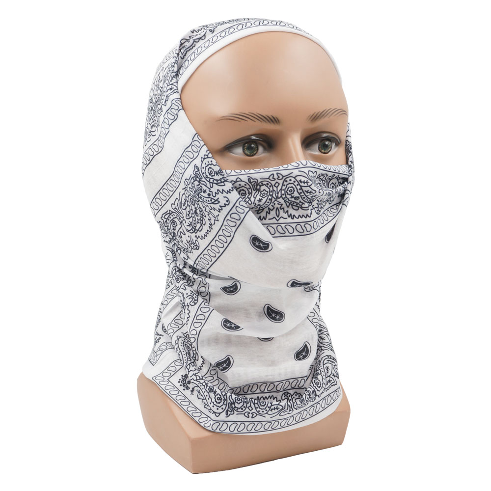 White Paisley Neck Gater Tube  - огляд і ціна Cycling Gear Women