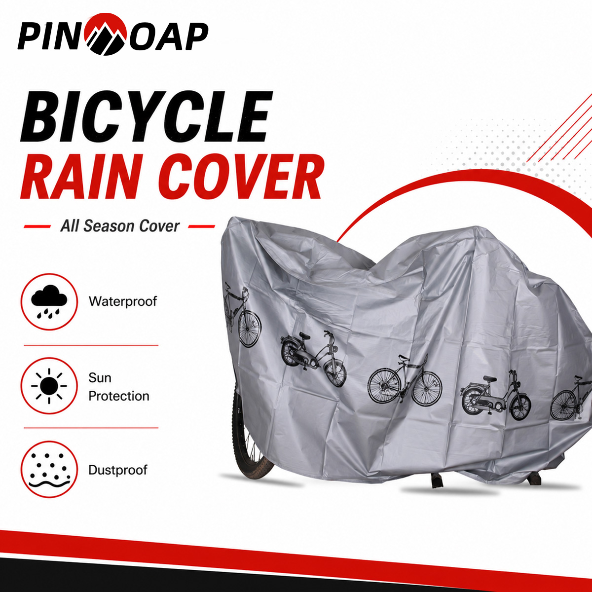 PINMOAP Universal Bicycle Rain - огляд і ціна Cycling Gear Rain