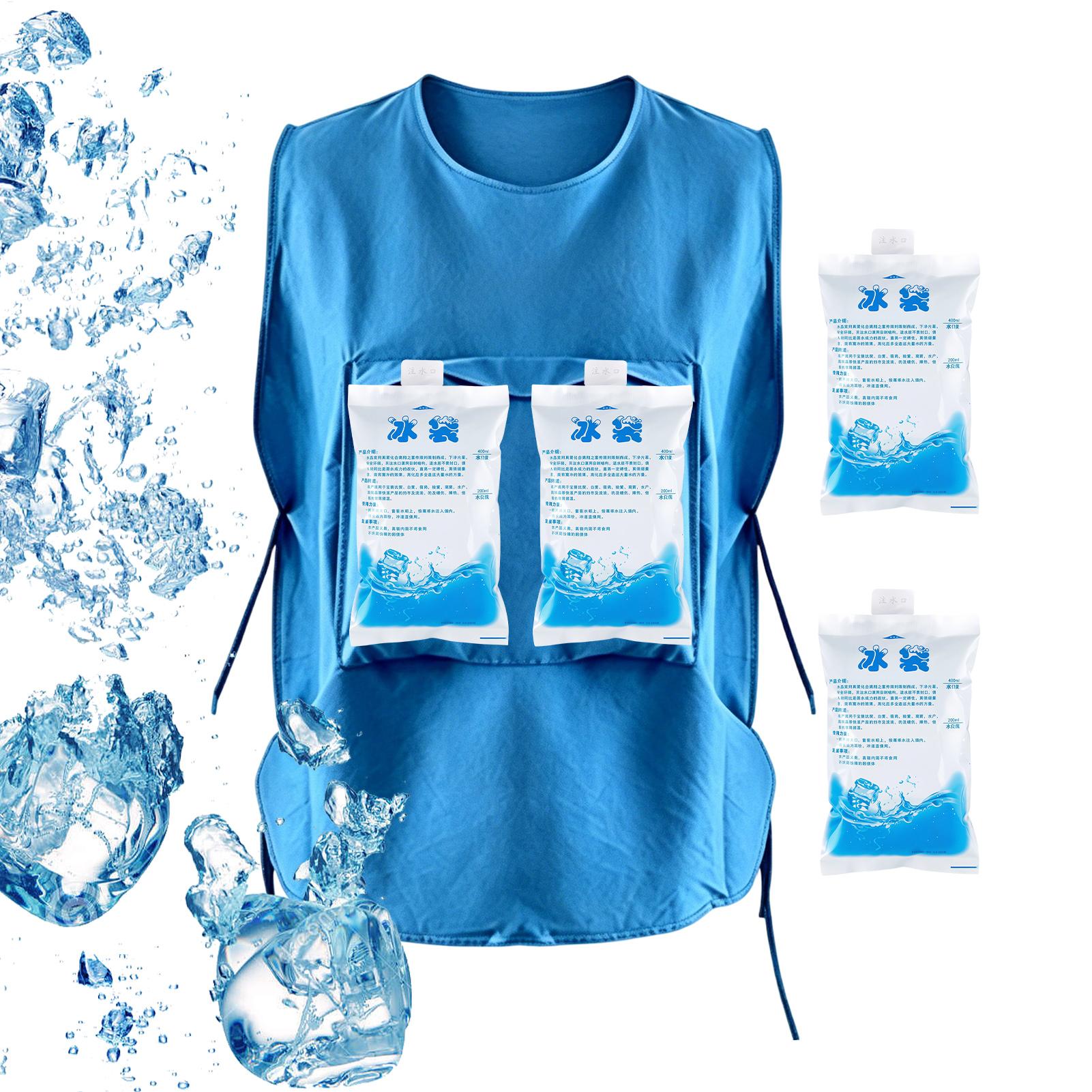 4 Gel Ice Packs Cooling Vest R - огляд і ціна Cycling Gear Cold Weather