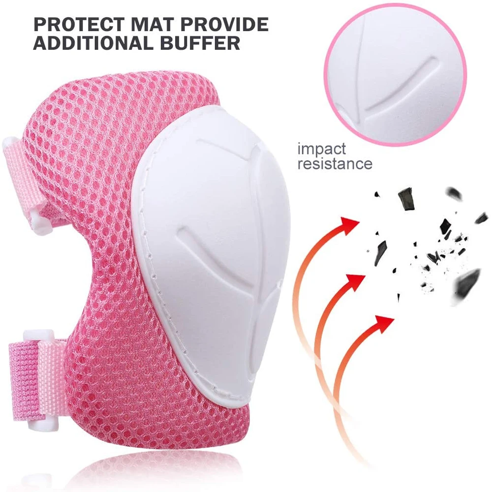 GOMOREON 6Pcs/Set Kids Knee Pa - огляд і ціна Cycling Gear Material