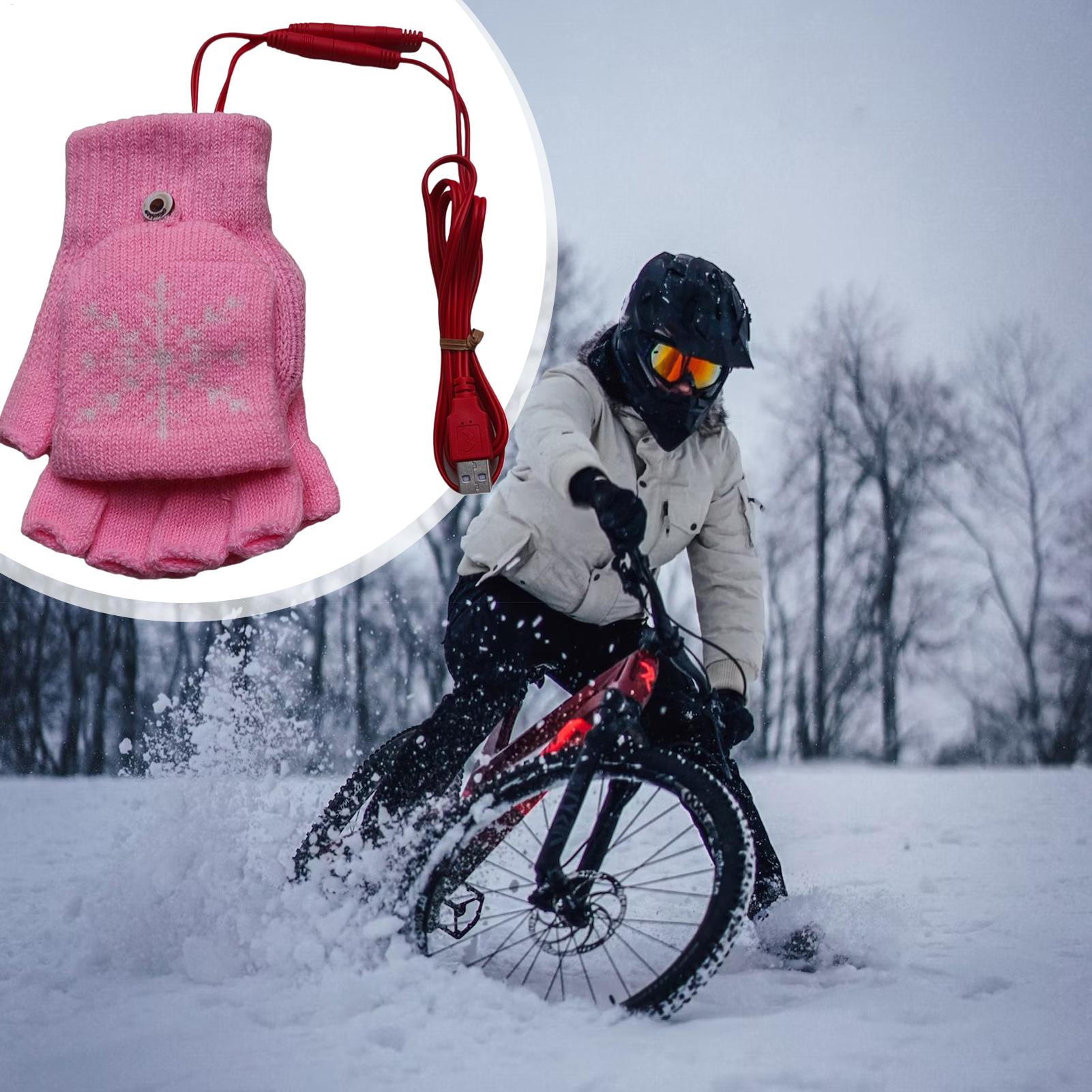 Heated Gloves Fingerless USB H - огляд і ціна Cycling Gear Cold Weather