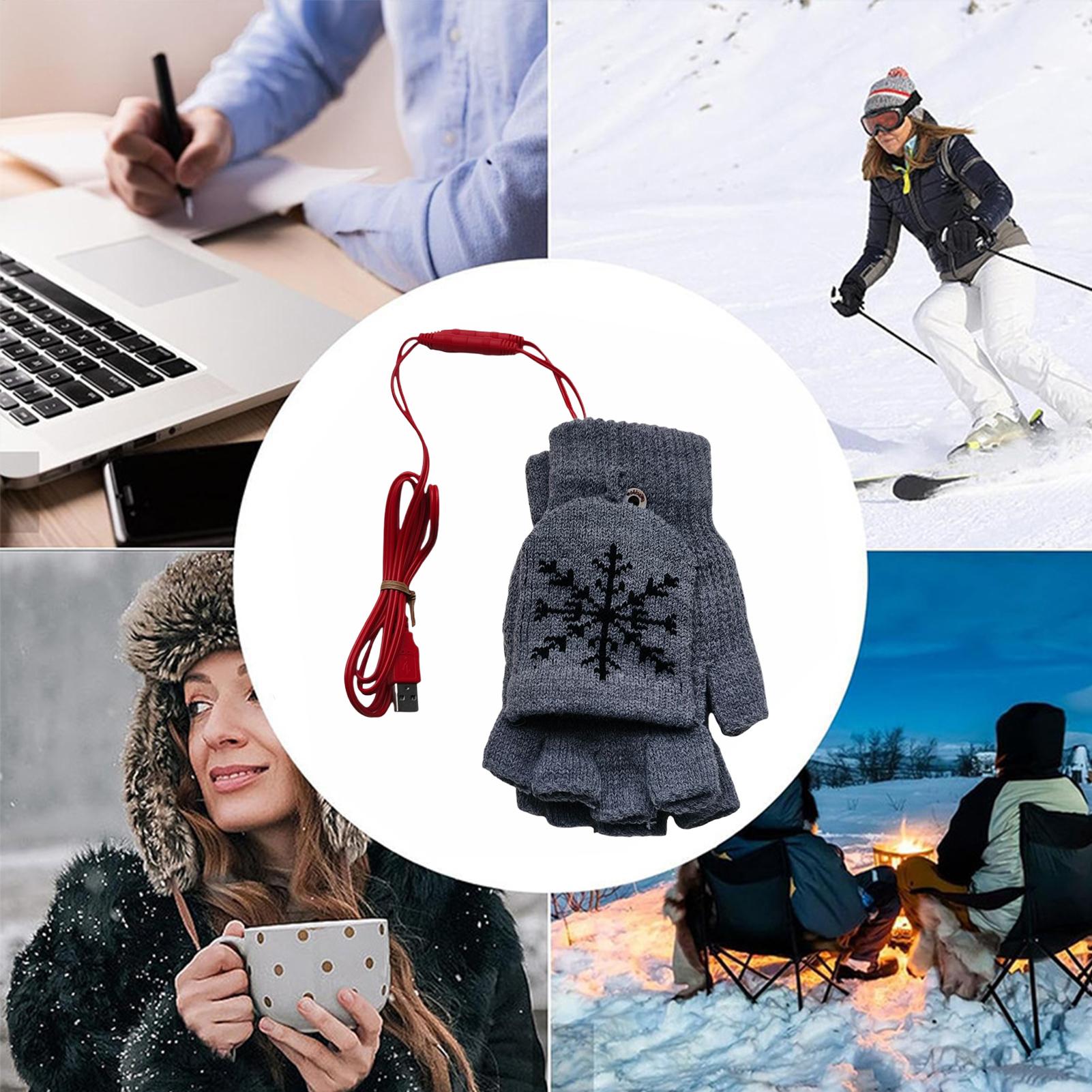 Heated Gloves Fingerless USB H - огляд і ціна Cycling Gear Cold Weather