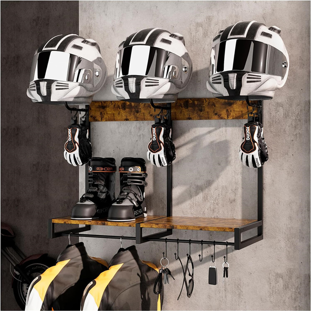 Motorcycle Helmet Holder, Wall - огляд і ціна Cycling Gear Organiser