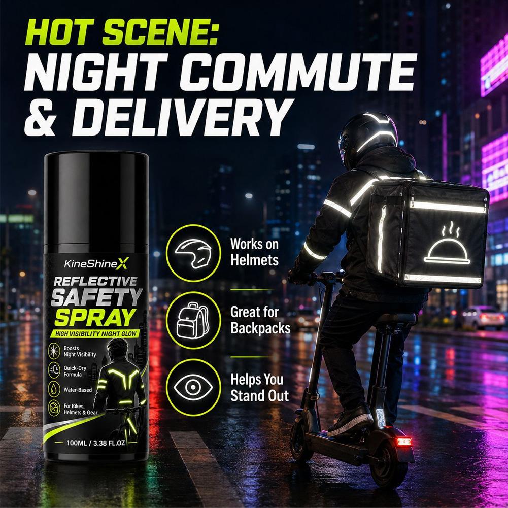 Night Reflective Safety Spray  - огляд і ціна Cycling Gear For Commuting