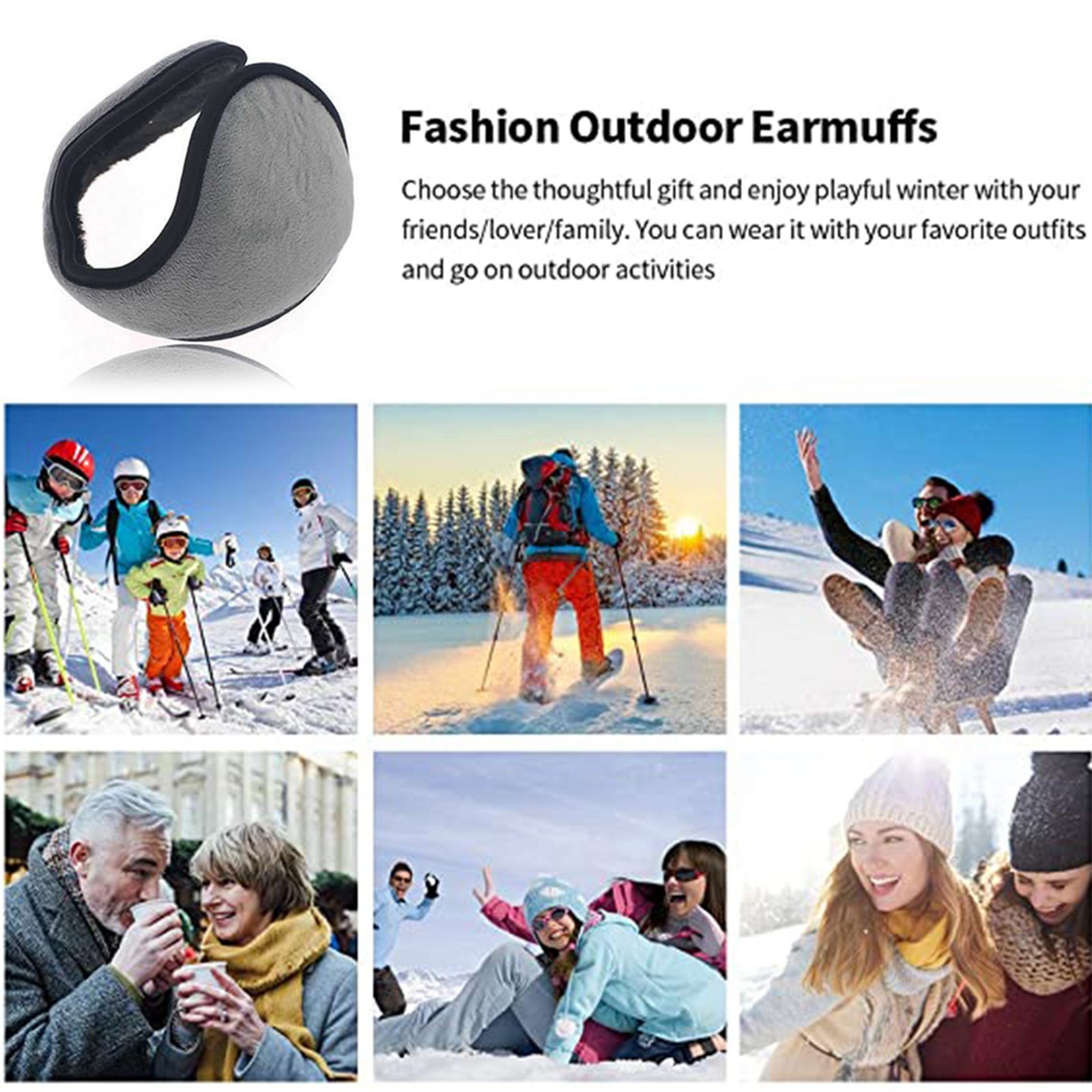 Winter Ear Muffs Warm Fleece F - огляд і ціна Cycling Gear Cold Weather
